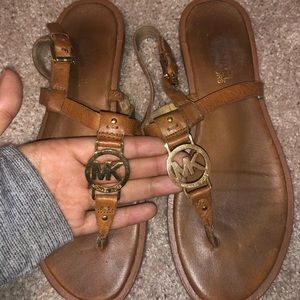 Michael Kors Leather Sandals